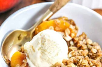 Peach Crisp Recipe – Spend With Pennies