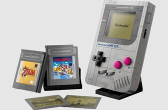 Lego’s Recreation Boy set is right here, sadly not playable