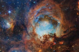 The Webb Telescope captures a mesmerizing view of the Cat’s Paw nebula