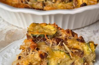 Not possible Zucchini Pie with Sausage